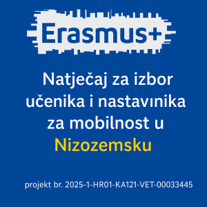 Natječaj za Erasmus+ mobilnost u Nizozemsku